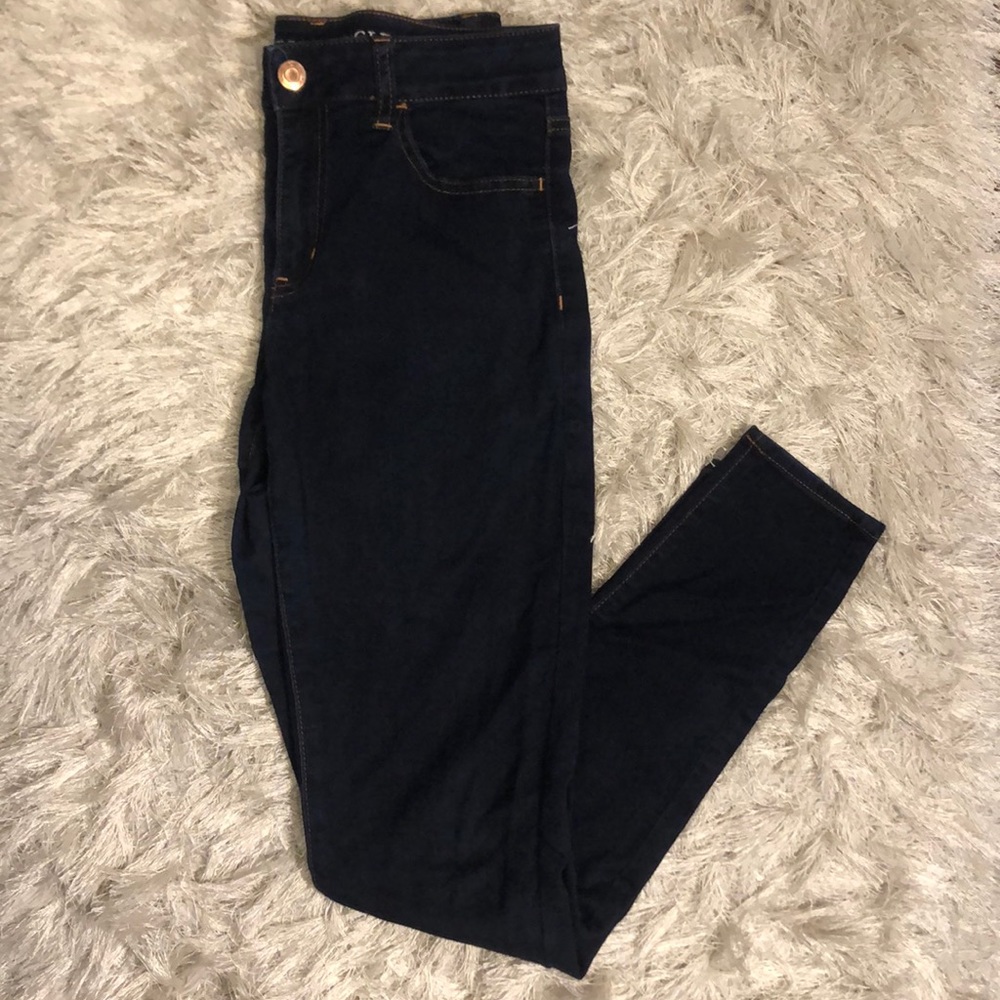 AE dark wash jeggings